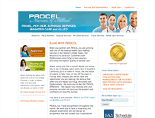 Tablet Screenshot of procelnurses.com